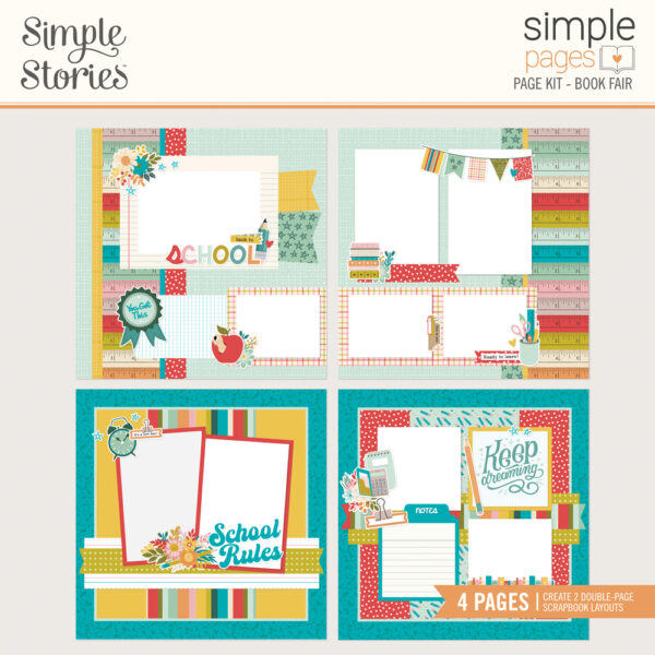 Simple Stories Book Fair Simple Pages Page Kit Simple Stories Book Fair Simple Pages Page Kit