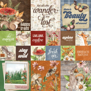 Simple Stories Simple Vintage Woodlands 12X12 2X2/4X4 Elements