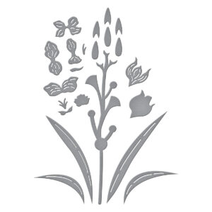 Spellbinders Layered Gladiolus Etched Dies From the Wildflowers Collection By Lisa Horton
