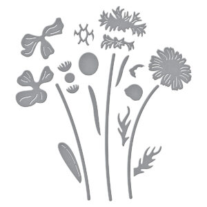 Spellbinders Layered Wildflowers Etched Dies From the Wildflowers Collection By Lisa Horton
