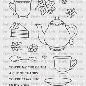 Pretty Pink Posh Stamp Tea Time