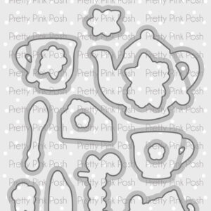 Pretty Pink Posh Die Tea Time