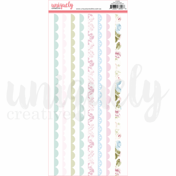 Uniquely Creative Patchwork Roses Scalloped Borders