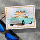 Spellbinders Scenic Drive Stencil from the Classic Road Legends Collection by Mindy Eggen