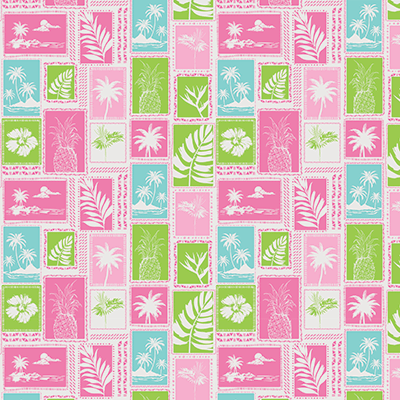 Reminisce Falmingo Beach 12X12 Tropical Tides
