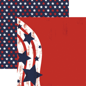 Reminisce Red, White, Blue 12X12 Indepedence Day