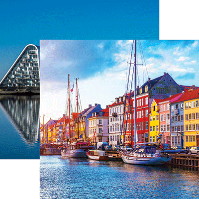 Reminisce Scandanavia 12X12 Nyhavn Pier, Denmark