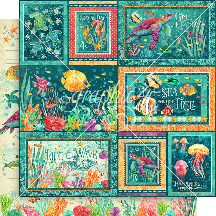 Graphic 45 Seas the Day 12X12 Go With the Flow
