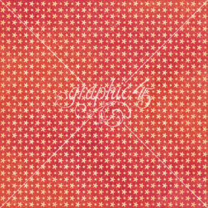 Graphic 45 Seas the Day 12X12 Coral Red Pattern & Solid Sheet