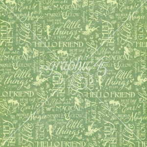 Graphic 45 Fairy Boutique 12X12 Woodland Sprites