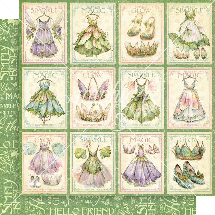 Graphic 45 Fairy Boutique 12X12 Sparkle and Glow