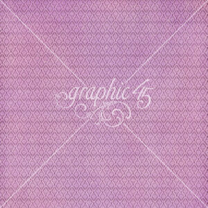 Graphic 45 Fairy Boutique 12X12 Lilac Lavender Pattern & Solid Sheet