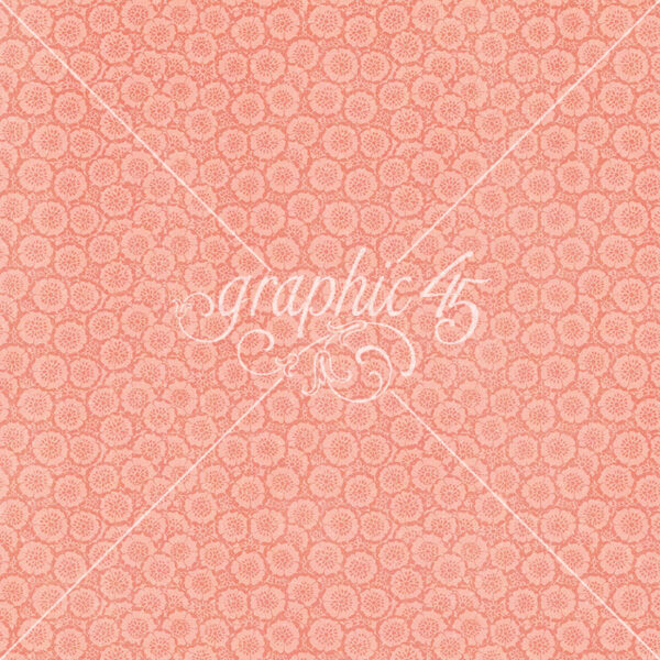Graphic 45 Fairy Boutique 12X12 Posey Pink Pattern & Solid Sheet