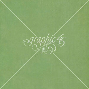 Graphic 45 Fairy Boutique 12X12 Spring Green Pattern & Solid Sheet