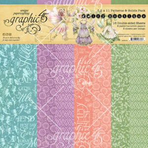 Graphic 45 Fairy Boutique 8.5 X 11 Patterns & Solids Pack