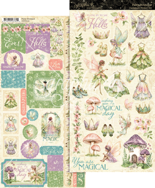Graphic 45 Fairy Boutique Sticker Set