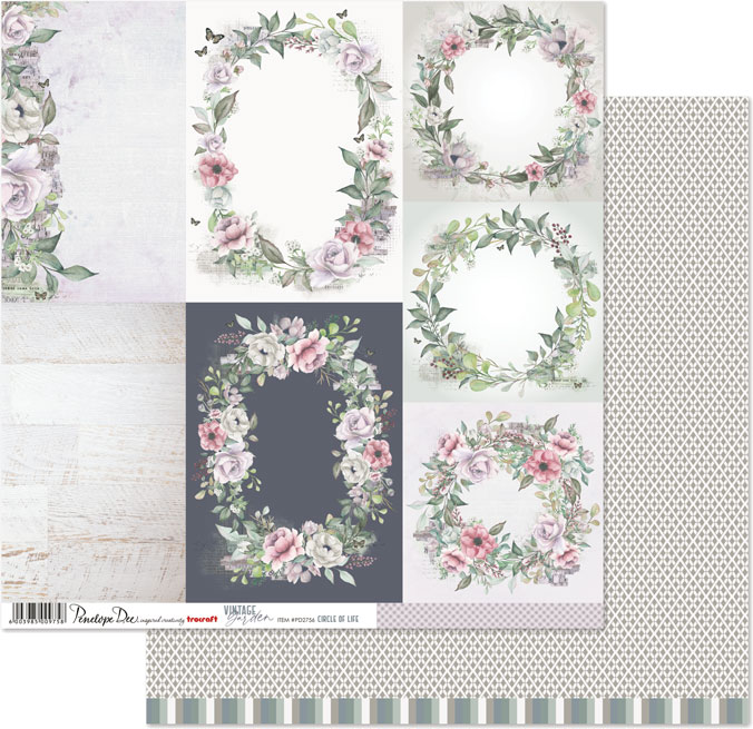 Penelope Dee Vintage Garden 12X12 Circle of Life