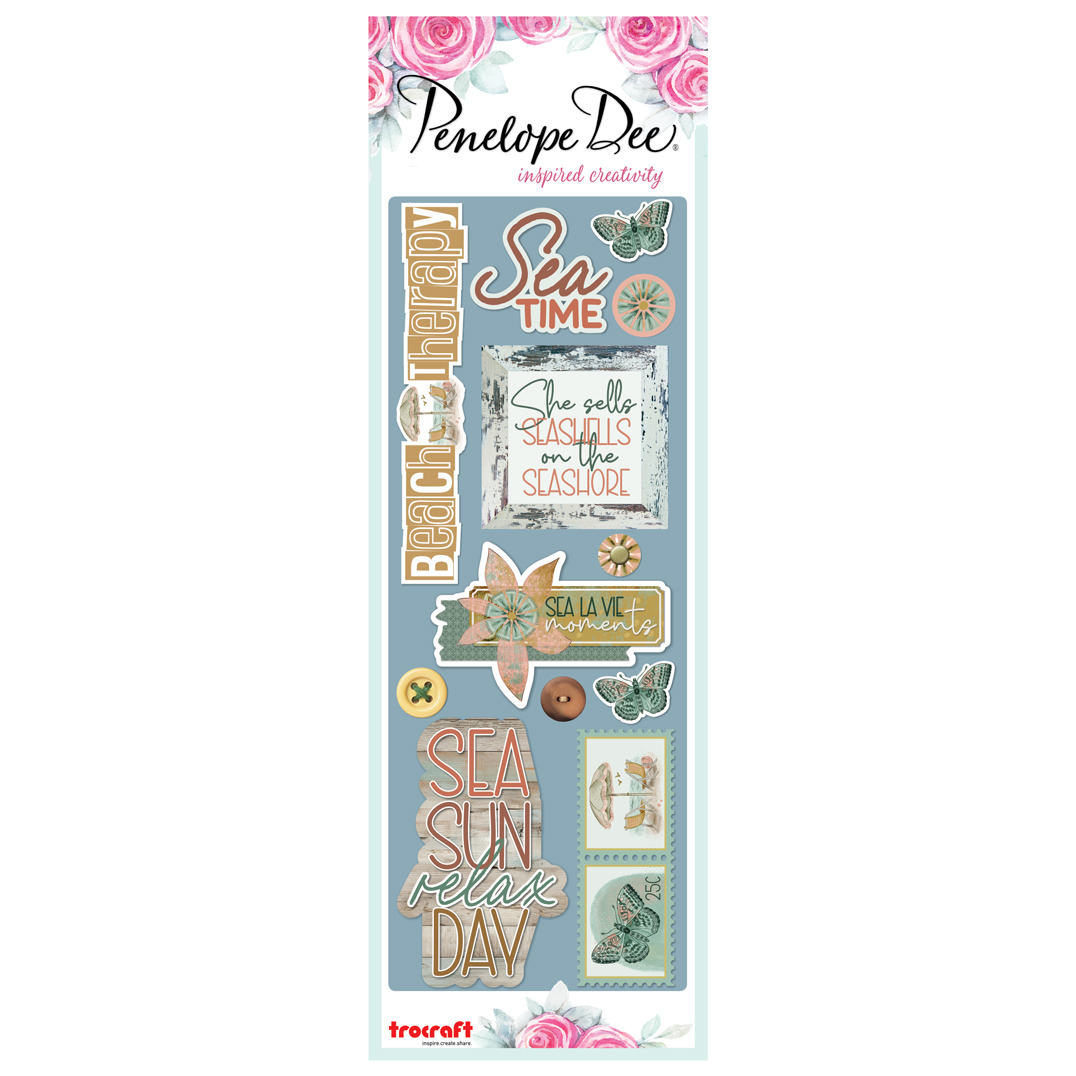 Penelope Dee Sea La Vie Journal Gloss Stickers