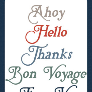 Carta Bella Seashore Die Ahoy