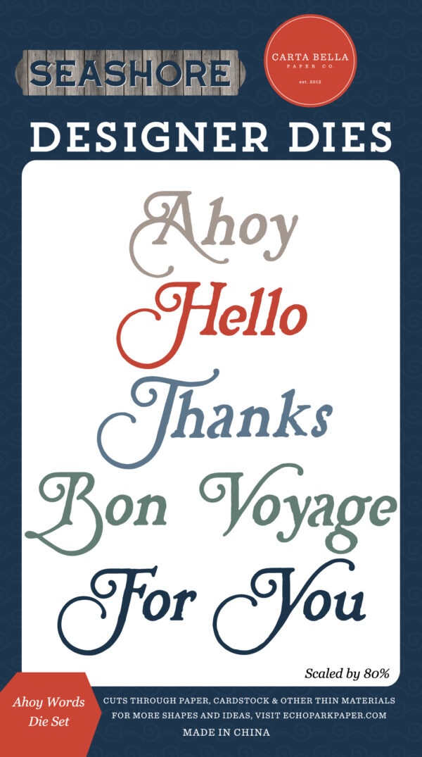 Carta Bella Seashore Die Ahoy