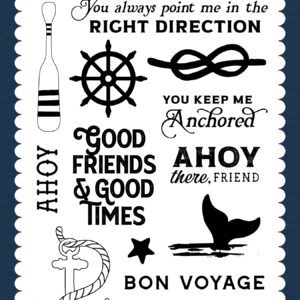 Carta Bella Seashore Stamp Keecho Park Me Anchored