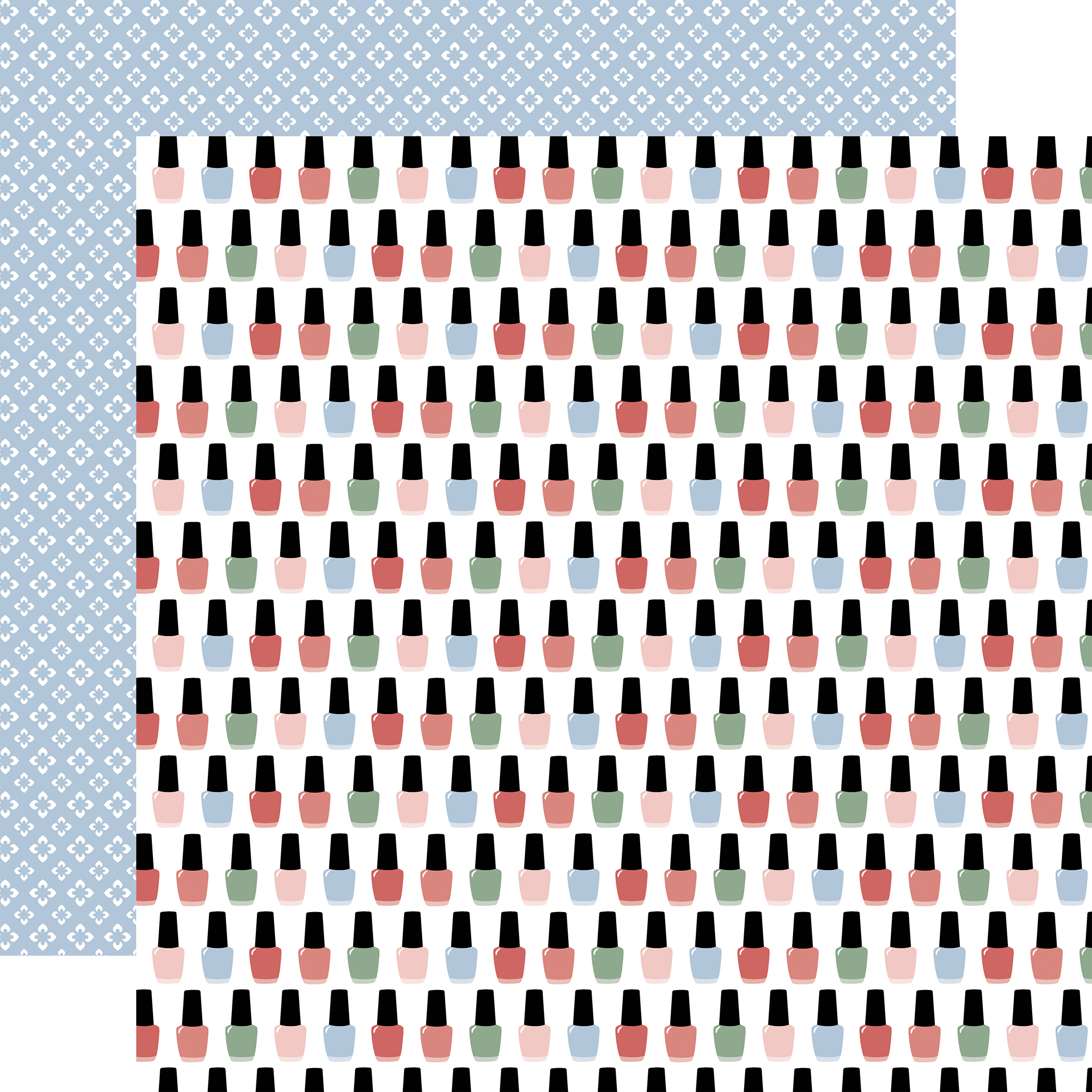 Echo Park Fashion 12X12 Mani Pedi Polish