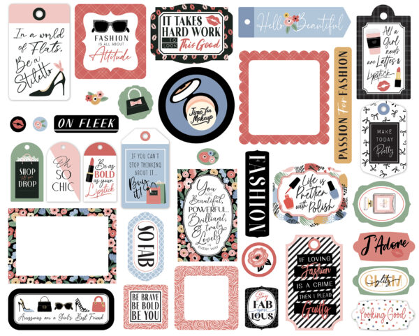 Echo Park Fashion Frames & Tags