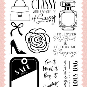 Echo Park Fashion Stamp Whole Lot of Sassy