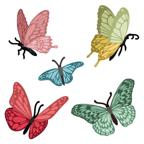 Honey Bee Lovely Layers: Butterflies Honey Cuts