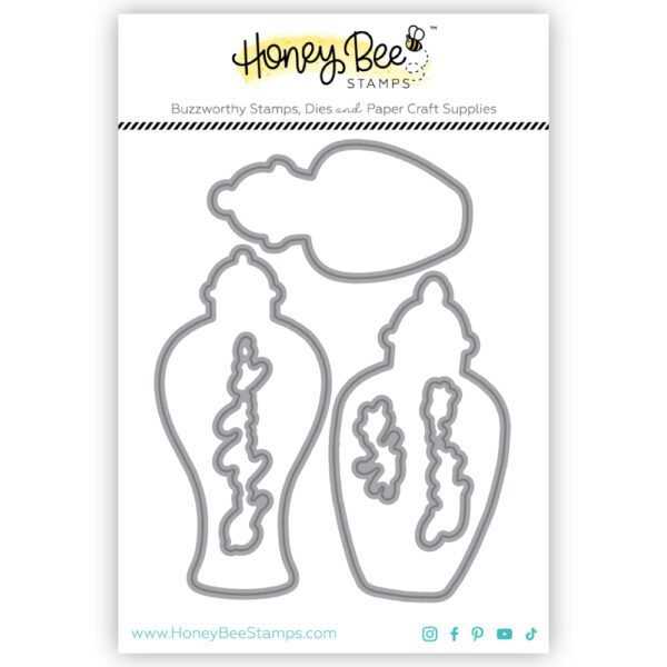 Honey Bee Ornate Ginger Jars Honey Cuts