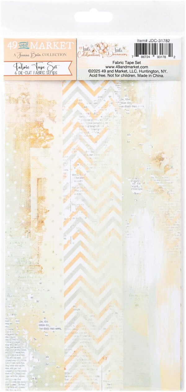 49 & Market Little Dreamers & Celebrations Fabic Tape Sheet