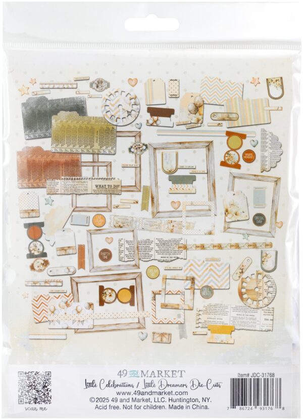 49 & Market Little Dreamers & Celebrations Die Cut Elements