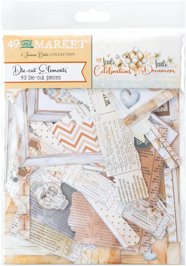 49 & Market Little Dreamers & Celebrations Die Cut Elements