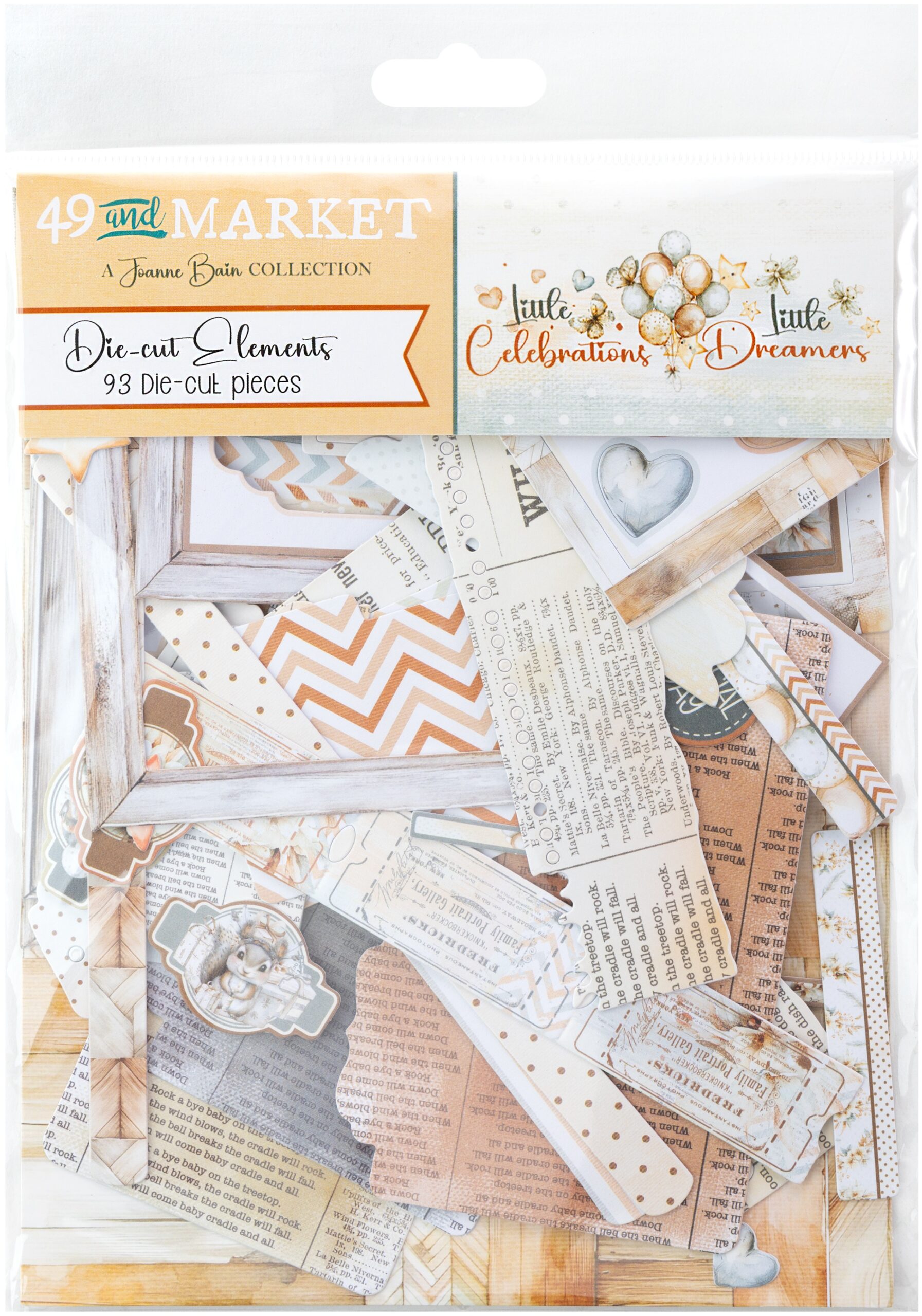 49 & Market Little Dreamers & Celebrations Die Cut Elements