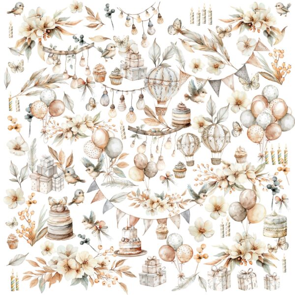 49 & Market Little Celebrations Die Cut Elements