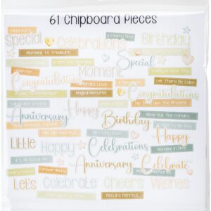 49 & Market Little Celebrations Chipboard Words