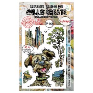 ALL & CREATE STAMP WACKY SKYLINE SNIFFS