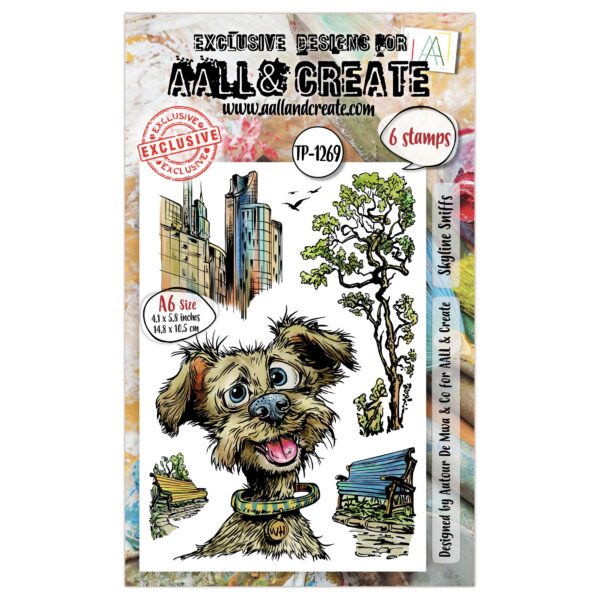 ALL & CREATE STAMP WACKY SKYLINE SNIFFS
