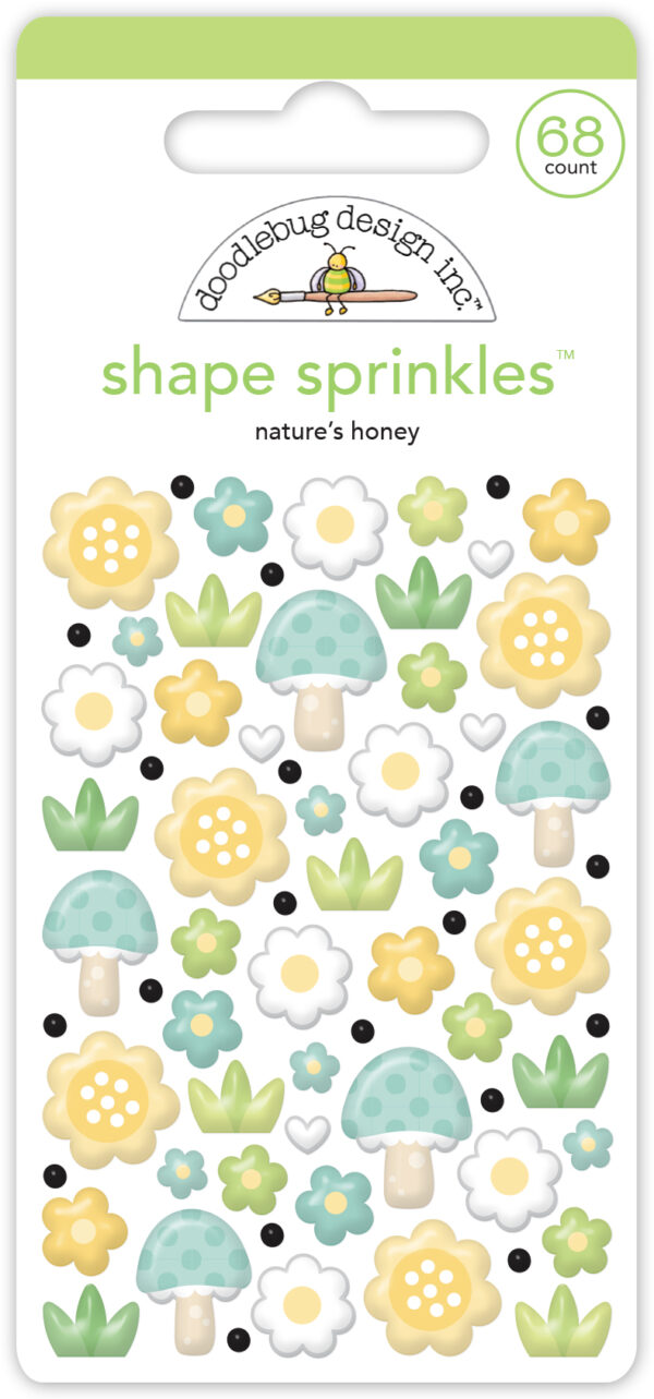 Doodlebug Nature’s Honey Shape Sprinkles Doodlebug Nature's Honey Shape Sprinkles