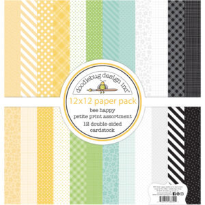 Doodlebug Bee Happy Petite Prints Assortment Pack