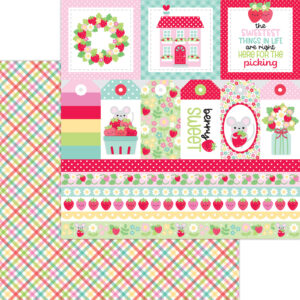 Doodlebug Berry Sweet 12X12 Berry Basket