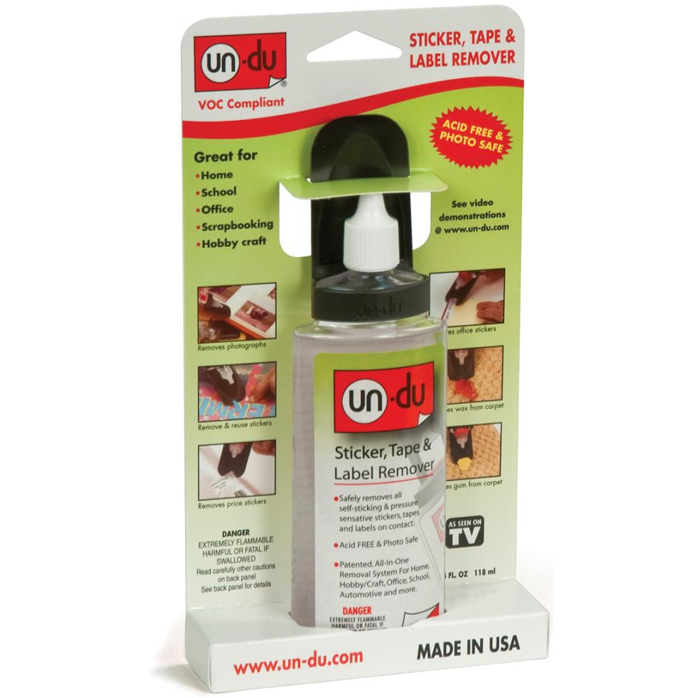 UNDO ADHESIVE REMOVER 4 OZ VOC COMP