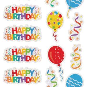 PAPER HOUSE STICKER BIRTHDAY BANNER