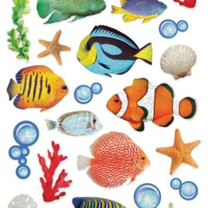 PAPER HOUSE STICKER TROPICAL FISH