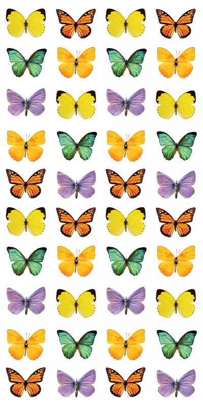 PAPER HOUSE STICKER SMALL BUTTERFLY