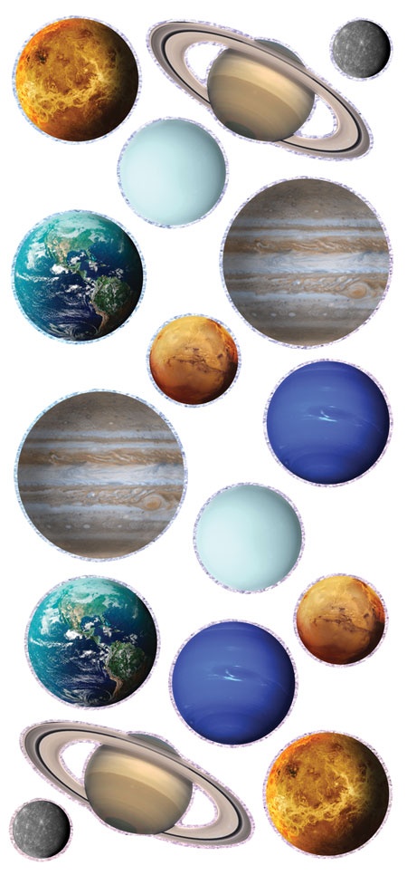 PAPER HOUSE STICKER PLANETS
