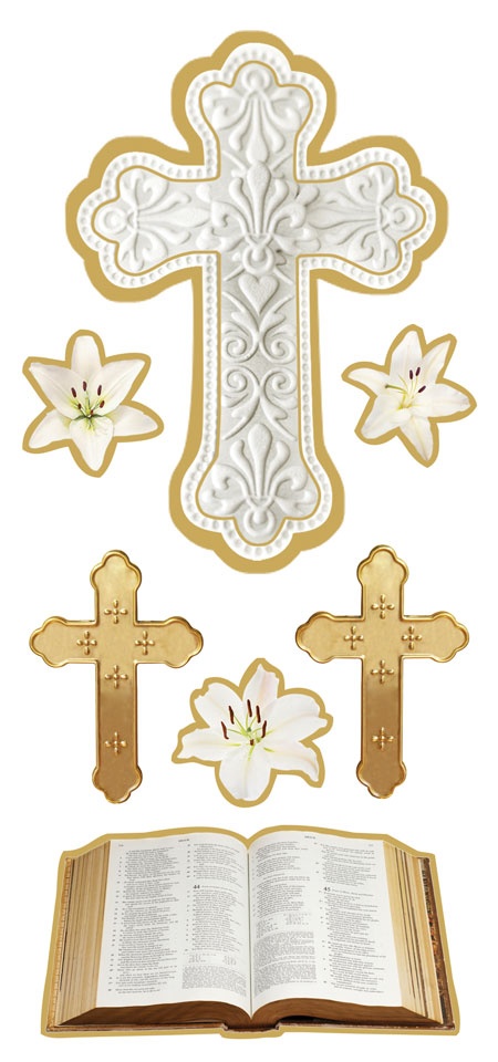 PAPER HOUSE STICKER CROSSES