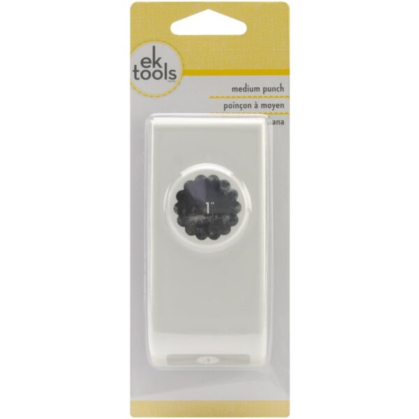 EK NESTING PUNCH 1" SCALLOP CIRCLE