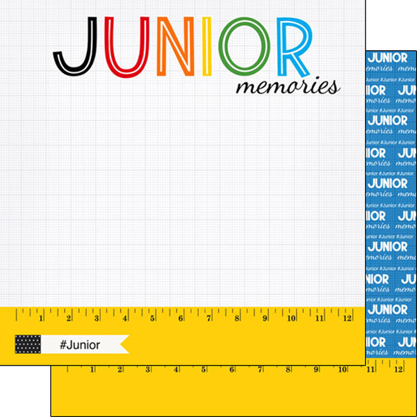 SCRAPBOOK CUSTOMS 12X12 JUNIOR RULER