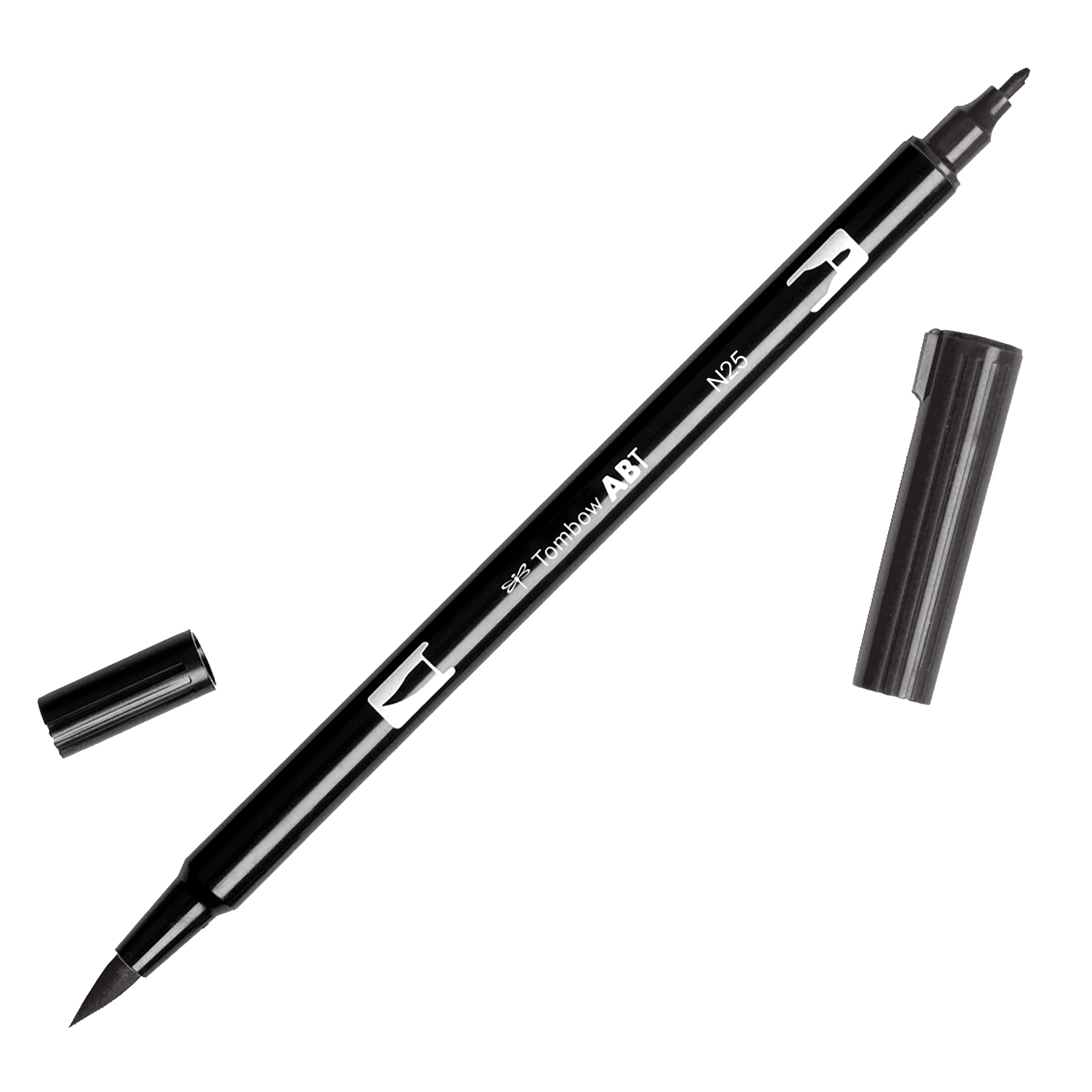 TOMBOW DUAL BRUSH N25 LAMP BLACK
